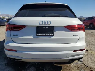 2020 Audi Q3 Premium with VIN WA1AECF30L1023652, listed as a Copart auction lot 57148915 with 69,621 mi miles and Salvage title. Bid and sale history available at DreamBid. Image 6.