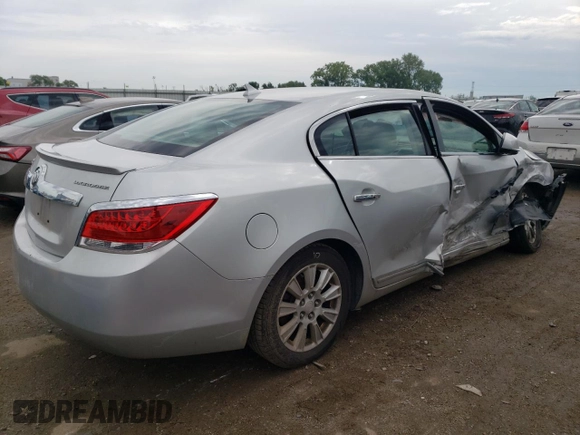 2011 Buick LaCrosse CX with VIN 1G4GA5EC6BF118917, listed as a Copart auction lot 61880053 with 0 mi miles and Salvage Title. Bid and sale history available at carsss.com. Image 3.