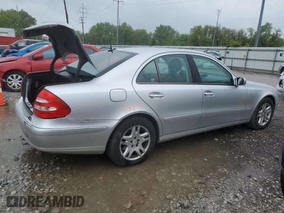 2003 Mercedes-Benz E 320 with VIN WDBUF65J13A207806, listed as a Copart auction lot 55313995 with 146,275 mi miles and Salvage Title. Bid and sale history available at DreamBid. Image 3.