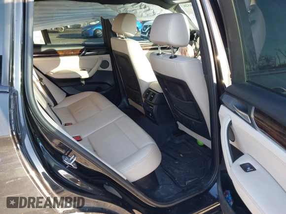 2017 BMW X3 xDrive35i with VIN 5UXWX7C35H0U44070, listed as a IAAI auction lot 41510326 with Not Provided miles and . Bid and sale history available at DreamBid. Image 8.