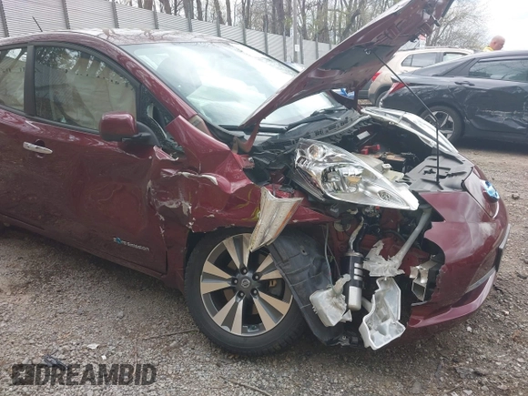 2017 Nissan LEAF SV with VIN 1N4BZ0CP9HC302538, listed as a IAAI auction lot 42079633 with 38,147 mi miles and . Bid and sale history available at DreamBid. Image 6.