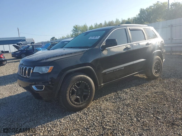 2017 Jeep Grand Cherokee Laredo with VIN 1C4RJEAG0HC647750, listed as a Copart auction lot 52619875 with 105,464 mi miles and Salvage Title. Bid and sale history available at carsss.com. Image 1.