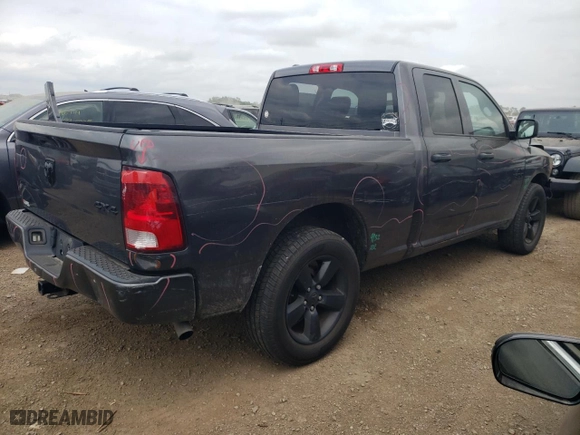 2019 Ram 1500 Classic Express with VIN 1C6RR7FG8KS612682, listed as a Copart auction lot 64210064 with 88,467 mi miles and Salvage Title. Bid and sale history available at carsss.com. Image 3.