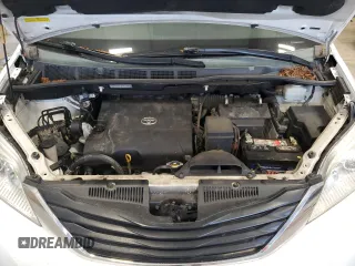 2012 Toyota Sienna LE AAS with VIN 5TDKK3DC3CS253694, listed as a Copart auction lot 62233245 with 252,678 mi miles and Clean title. Bid and sale history available at DreamBid. Image 12.