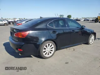 2010 Lexus IS 250 with VIN JTHBF5C28A5111898, listed as a Copart auction lot 62731095 with 181,655 mi miles and Salvage title. Bid and sale history available at DreamBid. Image 3.