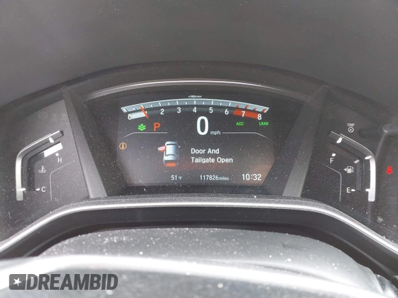 2017 Honda CR-V Touring with VIN 5J6RW2H95HL044505, listed as a IAAI auction lot 41856975 with 117,826 mi miles. Bid and sale history available at carsss.com. Image 7.