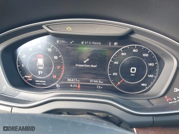 2018 Audi Q5 Premium Plus with VIN WA1BNAFY1J2011912, listed as a IAAI auction lot 41234915 with 86,471 mi miles. Bid and sale history available at carsss.com. Image 7.