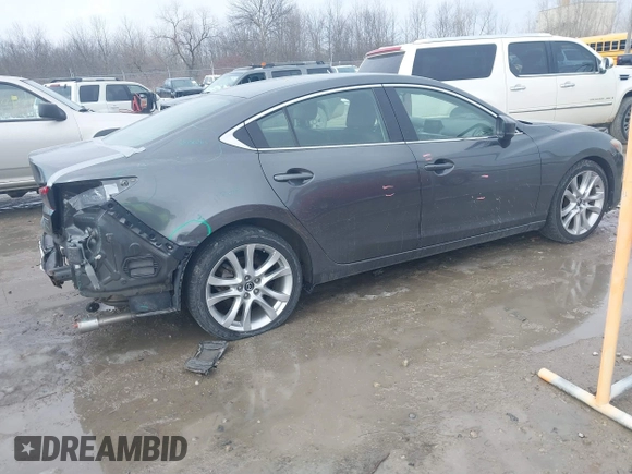 2017 Mazda Mazda6 Touring with VIN JM1GL1V5XH1135153, listed as a IAAI auction lot 41666876 with 71,674 mi miles. Bid and sale history available at carsss.com. Image 4.