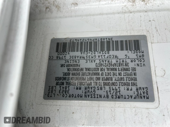 2016 Nissan Sentra SR with VIN 3N1AB7AP4GY214673, listed as a Copart auction lot 53545885 with 97,146 mi miles and Clean Title. Bid and sale history available at DreamBid. Image 10.
