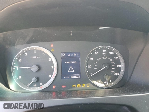 2016 Hyundai Sonata 2.4L with VIN 5NPE24AF5GH337545, listed as a Copart auction lot 49838145 with 200,260 mi miles and Salvage Title. Bid and sale history available at carsss.com. Image 9.
