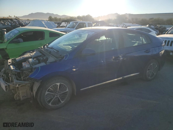 2020 Hyundai Ioniq Plug-In Hybrid SE with VIN KMHC65LD3LU189663, listed as a Copart auction lot 79098793 with 107,633 mi miles and Salvage Title. Bid and sale history available at carsss.com. Image 1.