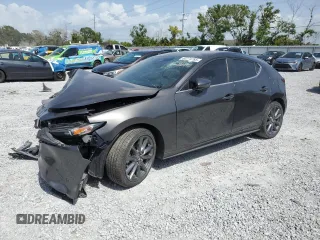 2019 Mazda 3 Preferred z VIN JM1BPBMM5K1134576, wystawiony jako Copart lot #60274785 z przebiegiem 24 803 mil mil oraz Czysty tytuł • Clean title. Historia ofert i sprzedaży dostępna na DreamBid. Obrazek 1.