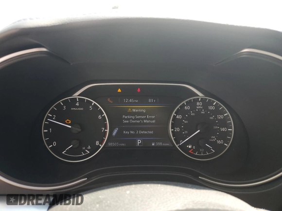 2017 Nissan Maxima SV with VIN 1N4AA6AP2HC457652, listed as a Copart auction lot 48262505 with 98,503 mi miles and Salvage Title. Bid and sale history available at DreamBid. Image 9.