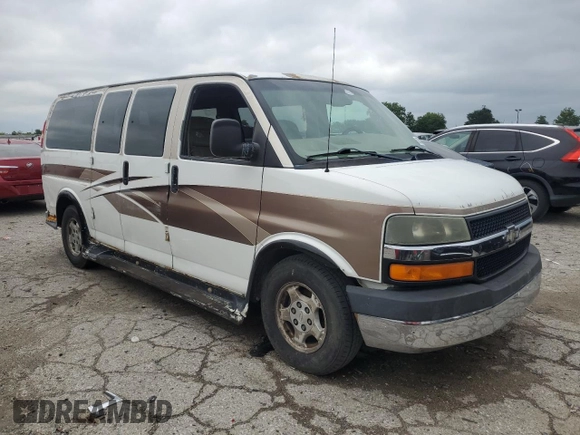 2003 Chevrolet Express Cargo YF7 Upfitter with VIN 1GBFG15T731232886, listed as a Copart auction lot 63531595 with 172,523 mi miles and Salvage title. Bid and sale history available at DreamBid. Image 4.