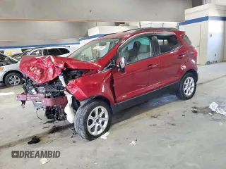 2018 Ford EcoSport SE z VIN MAJ6P1UL0JC205517, wystawiony jako Copart lot #56100795 z przebiegiem 78 639 mil mil oraz Szkoda całkowita • Salvage title. Historia ofert i sprzedaży dostępna na DreamBid. Obrazek 1.