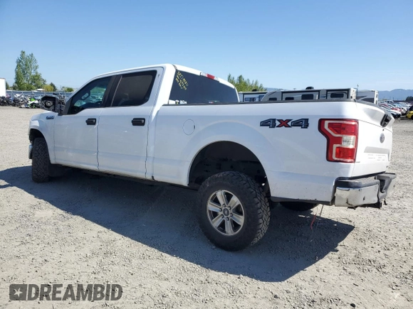 2018 Ford F-150 XL with VIN 1FTFW1EG6JKE41335, listed as a Copart auction lot 53473855 with 138,113 mi miles and Salvage title. Bid and sale history available at DreamBid. Image 2.
