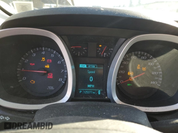 2015 Chevrolet Equinox LT with VIN 2GNFLGE33F6420548, listed as a Copart auction lot 48037995 with 125,377 mi miles and Salvage Title. Bid and sale history available at carsss.com. Image 9.