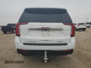 2022 GMC Yukon XL SLT with VIN 1GKS1GKD2NR135678, listed as a Copart auction lot 45760755 with 0 mi miles and Salvage Title. Bid and sale history available at carsss.com. Image 6.