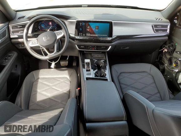 2025 Volkswagen Atlas SE with VIN 1V2WE2CAXSC201609, listed as a Copart auction lot 50096175 with 9,408 mi miles and Clean title. Bid and sale history available at DreamBid. Image 8.