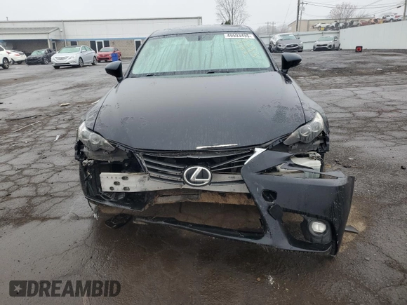 2016 Lexus IS 300 with VIN JTHCM1D23G5004476, listed as a Copart auction lot 49593495 with 222,517 mi miles and Salvage Title. Bid and sale history available at carsss.com. Image 5.