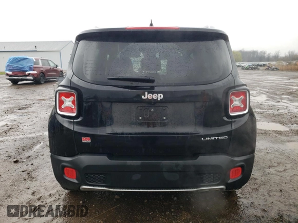 2015 Jeep Renegade Limited with VIN ZACCJADT1FPB46446, listed as a Copart auction lot 52746485 with 93,378 mi miles and Salvage Title. Bid and sale history available at DreamBid. Image 6.
