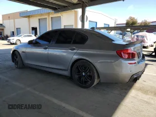 2014 BMW 5 Series 535i with VIN WBA5B1C58ED482047, listed as a Copart auction lot 47458955 with 122,828 mi miles and Salvage Title. Bid and sale history available at DreamBid. Image 2.