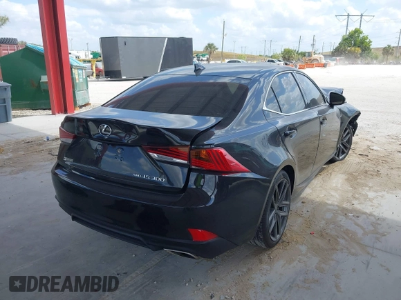 2019 Lexus IS with VIN JTHC81D29K5035258, listed as a IAAI auction lot 41907785 with 51,201 mi miles. Bid and sale history available at carsss.com. Image 4.