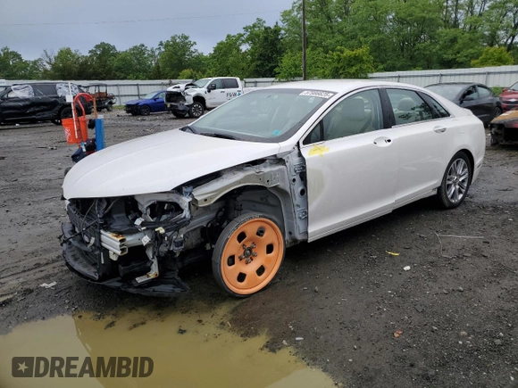 2015 Lincoln MKZ Hybrid with VIN 3LN6L2LUXFR609516, listed as a Copart auction lot 57986625 with 110,268 mi miles and Salvage title. Bid and sale history available at DreamBid. Image 1.
