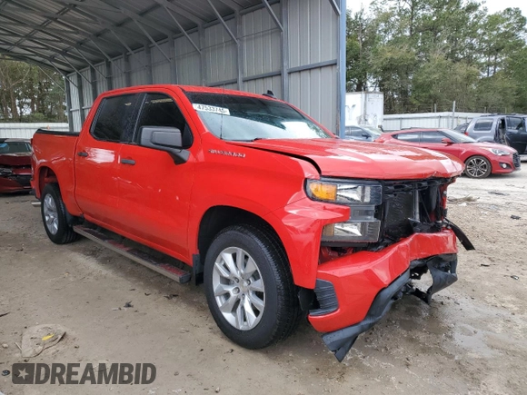 2020 Chevrolet Silverado 1500 Custom with VIN 3GCPWBEH5LG184312, listed as a Copart auction lot 47533745 with 82,003 mi miles and Salvage Title. Bid and sale history available at carsss.com. Image 4.