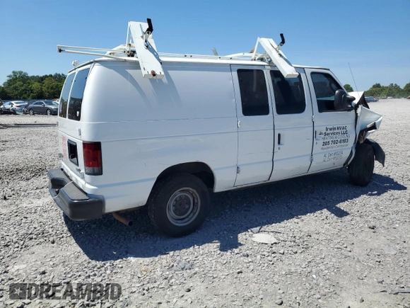 2009 Ford Econoline Cargo Commercial with VIN 1FTNE14W99DA93361, listed as a Copart auction lot 61009574 with 299,496 mi miles and Salvage Title. Bid and sale history available at DreamBid. Image 3.
