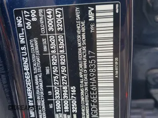 2017 Mercedes-Benz GLS 450 z VIN 4JGDF6EE6HA983517, wystawiony jako Copart lot #58035615 z przebiegiem 89 565 mil mil oraz Szkoda całkowita • Salvage title. Historia ofert i sprzedaży dostępna na DreamBid. Obrazek 13.