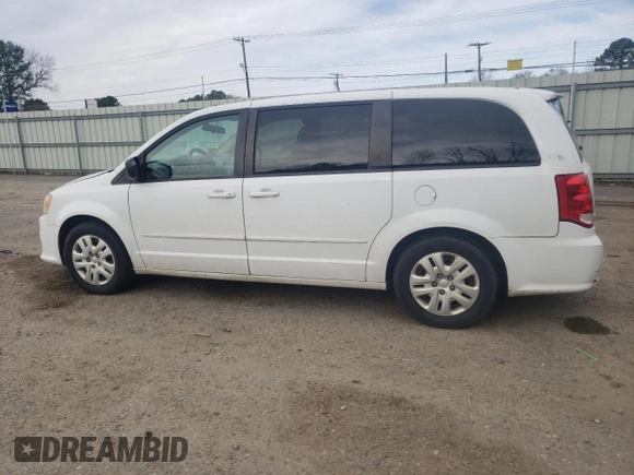 2014 Dodge Grand Caravan SE with VIN 2C4RDGBGXER244637, listed as a Copart auction lot 47122995 with 322,508 mi miles and Salvage Title. Bid and sale history available at DreamBid. Image 2.
