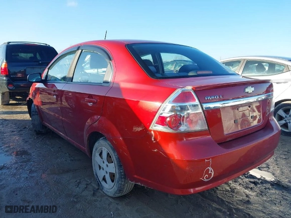 2010 Chevrolet Aveo LT w/1LT with VIN KL1TD5DE8AB072565, listed as a IAAI auction lot 41209311 with 152,752 mi miles. Bid and sale history available at carsss.com. Image 3.