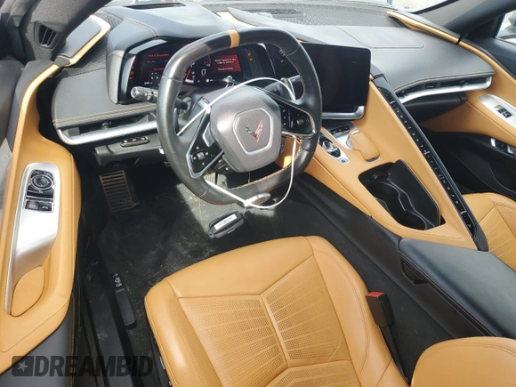 2021 Chevrolet Corvette 2LT with VIN 1G1YB2D40M5110151, listed as a Copart auction lot 50447265 with 9,081 mi miles and Salvage title. Bid and sale history available at DreamBid. Image 8.