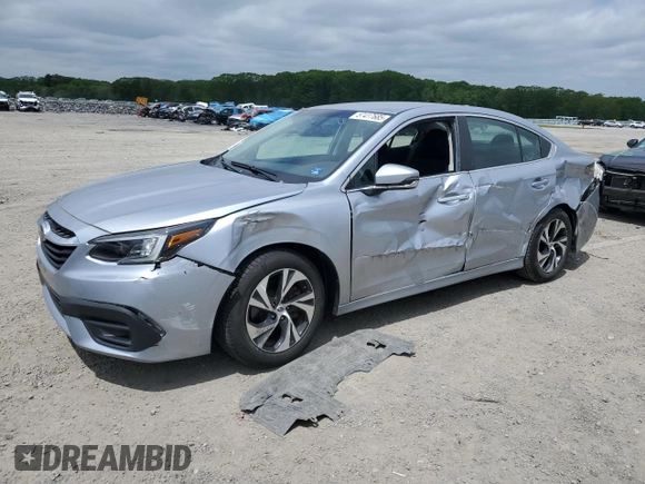 2020 Subaru Legacy Premium z VIN 4S3BWAC69L3012051, wystawiony jako Copart lot #57417685 z przebiegiem 33 745 mil mil oraz Szkoda całkowita • Salvage title. Historia ofert i sprzedaży dostępna na DreamBid. Obrazek 1.