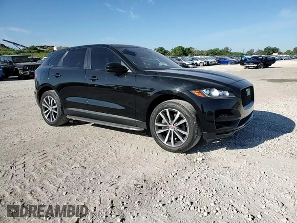 2019 Jaguar F-Pace 25t Prestige with VIN SADCK2GXXKA606848, listed as a Copart auction lot 50167335 with 34,758 mi miles and Salvage Title. Bid and sale history available at DreamBid. Image 11.