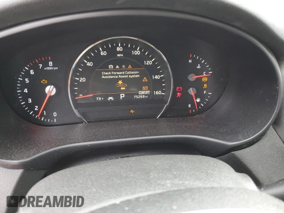2019 Kia Sorento EX Sport with VIN 5XYPH4A52KG453042, listed as a Copart auction lot 55679945 with 75,269 mi miles and Salvage title. Bid and sale history available at DreamBid. Image 9.