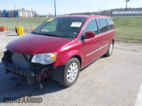 2013 Chrysler Town & Country Touring with VIN 2C4RC1BG5DR539501, listed as a IAAI auction lot 41828569 with 166,394 mi miles. Bid and sale history available at carsss.com. Image 2.