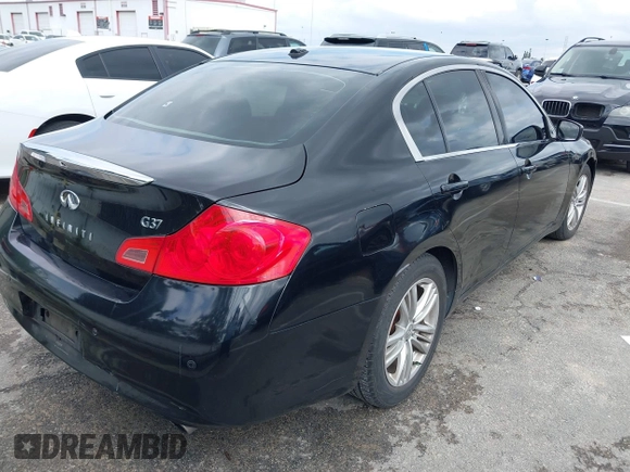 2010 Infiniti G37 Sedan Journey with VIN JN1CV6AP1AM401616, listed as a IAAI auction lot 38844937 with 140,441 mi miles. Bid and sale history available at carsss.com. Image 4.