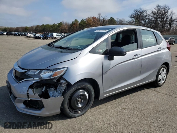 2019 Honda Fit LX with VIN 3HGGK5H49KM726714, listed as a Copart auction lot 53932805 with 17,374 mi miles and Salvage Title. Bid and sale history available at carsss.com. Image 1.