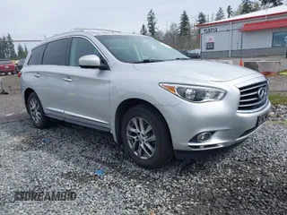 2014 Infiniti QX60 with VIN 5N1AL0MMXEC531216, listed as a IAAI auction lot 42003851 with 91,232 mi miles. Bid and sale history available at carsss.com. Image 1.