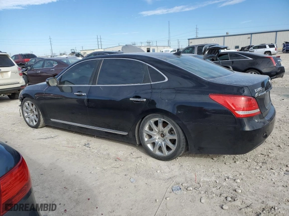 2016 Hyundai Equus Ultimate with VIN KMHGH4JHXGU103699, listed as a Copart auction lot 45760895 with NaN miles and Salvage Title. Bid and sale history available at carsss.com. Image 2.