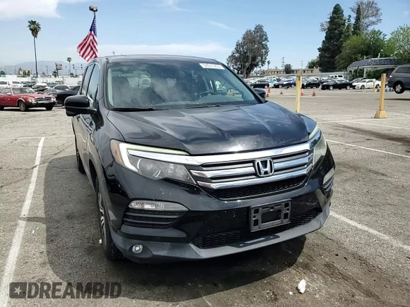 2017 Honda Pilot EX-L with VIN 5FNYF5H50HB000771, listed as a Copart auction lot 52611255 with 84,922 mi miles and Salvage Title. Bid and sale history available at carsss.com. Image 12.