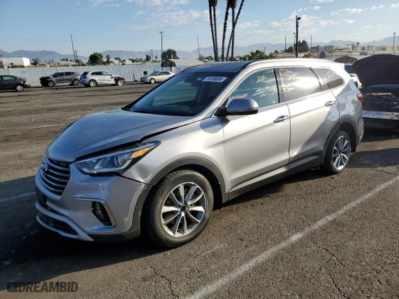 2019 Hyundai Santa Fe XL SE with VIN KM8SNDHF2KU302651, listed as a Copart auction lot 74105834 with 52,498 mi miles and Salvage Title. Bid and sale history available at carsss.com. Image 1.