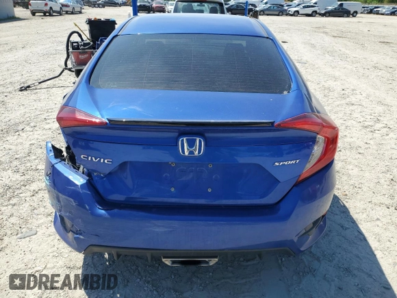 2019 Honda Civic Sport with VIN 2HGFC2F81KH539088, listed as a Copart auction lot 54385095 with 315,247 mi miles and Clean title. Bid and sale history available at DreamBid. Image 6.