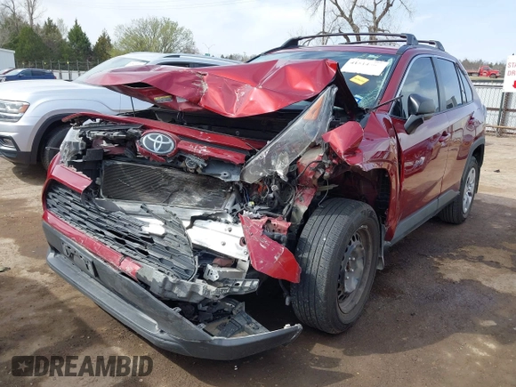2020 Toyota RAV4 LE with VIN 2T3H1RFV6LW075311, listed as a IAAI auction lot 41814401 with 113,435 mi miles and . Bid and sale history available at DreamBid. Image 19.