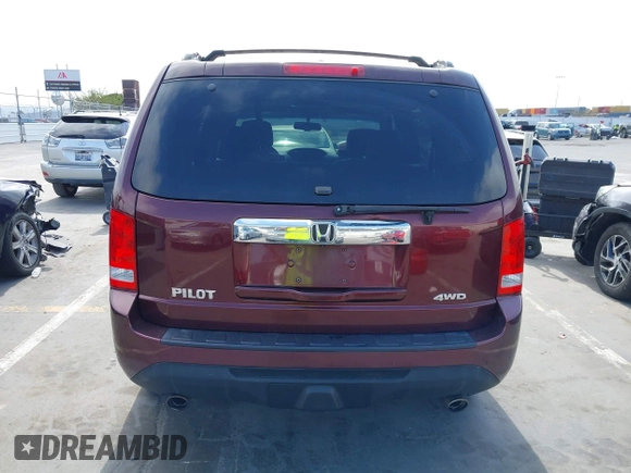 2012 Honda Pilot EX-L with VIN 5FNYF4H64CB071399, listed as a IAAI auction lot 42458976 with 91,026 mi miles and . Bid and sale history available at DreamBid. Image 16.