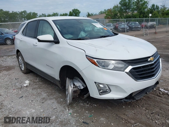2020 Chevrolet Equinox LT with VIN 2GNAXTEV8L6163052, listed as a IAAI auction lot 42497070 with 107,779 mi miles and . Bid and sale history available at DreamBid. Image 1.