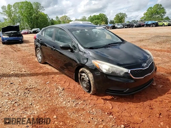 2016 Kia Forte LX with VIN KNAFK4A66G5585093, listed as a Copart auction lot 52929135 with 194,227 mi miles and Salvage Title. Bid and sale history available at carsss.com. Image 10.