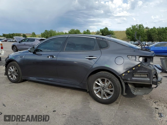 2019 Kia Optima LX with VIN 5XXGT4L38KG290749, listed as a Copart auction lot 63119405 with 96,133 mi miles and Salvage title. Bid and sale history available at DreamBid. Image 2.